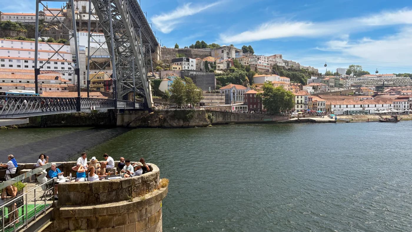 Douro River and the Dom Luís I Bridge in Porto
